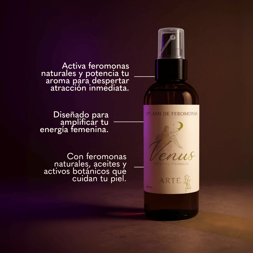 VENUS | Splash de Feromonas para Energía Femenina