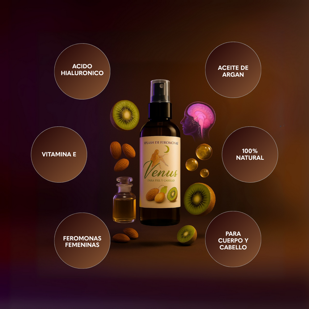 VENUS | Splash de Feromonas para Energía Femenina